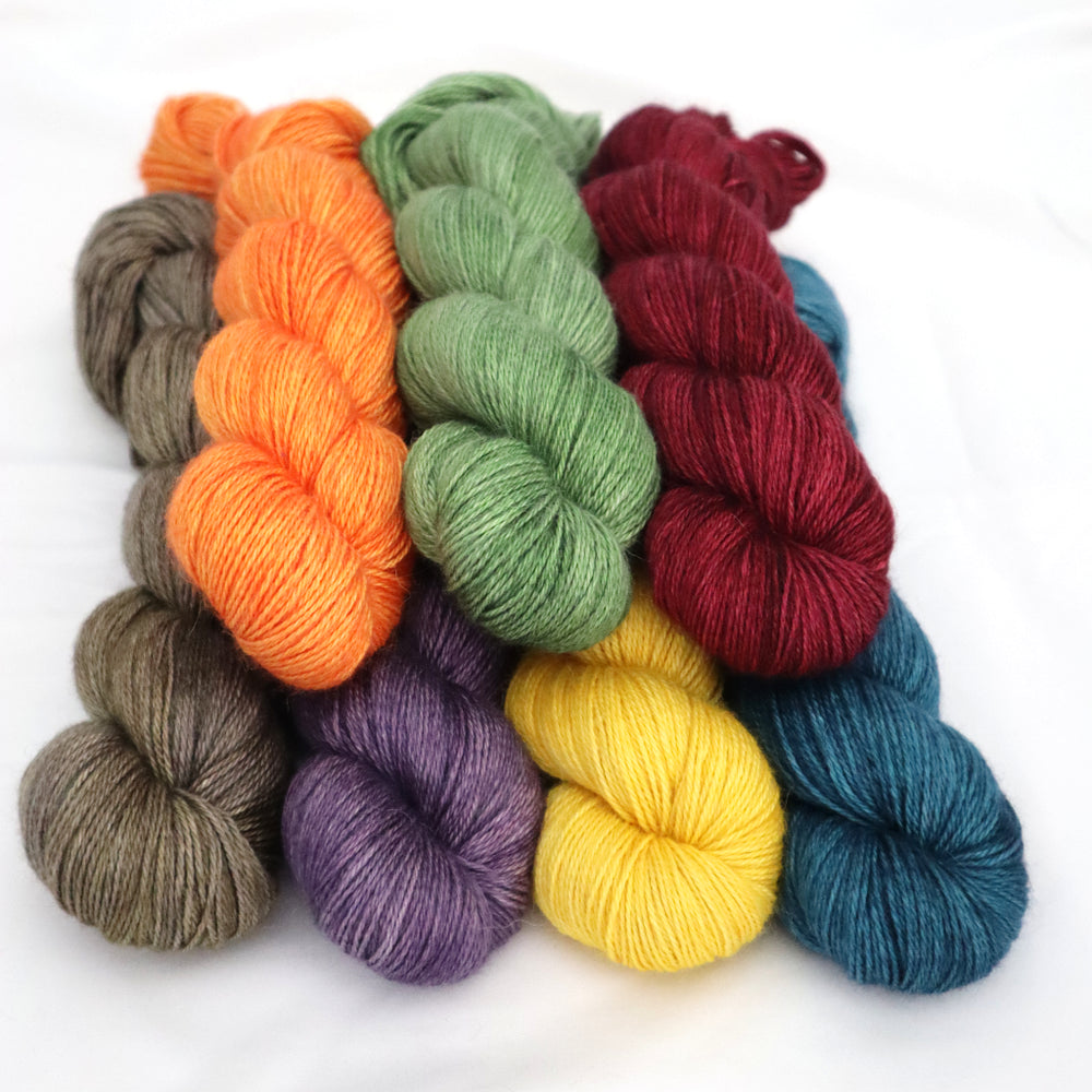 ROSALIND (70% baby alpaca, 20% silk, 10% cashmere; 400m/100g)
