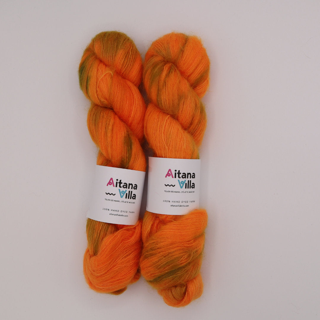 CECILIA ORANGE GREEN FLUOR